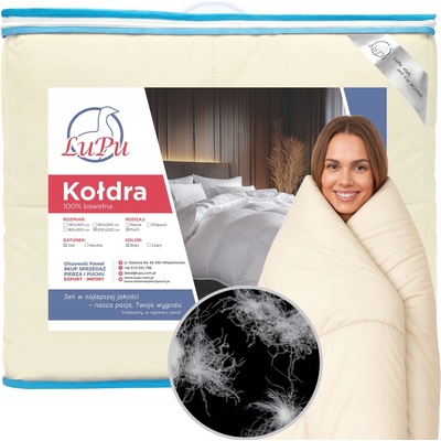 LuPu Prikrývka Páperová celoročná antialergická husacie perie Matky 5 200x220