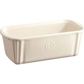 Emile Henry 24 х 11 см малка керамична правоъгълна форма за печене в цвят екрю emile henry
