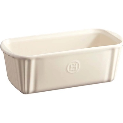 Emile Henry 24 х 11 см малка керамична правоъгълна форма за печене в цвят екрю emile henry