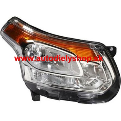 Citroen C3 PICASSO 09- predné svetlo H7+H1 pravé