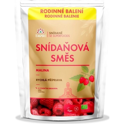 Iswari - Bio Snídaňová směs malina 1 kg