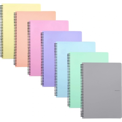 Karton P+P Twin wire blok A5 PP Pastelini modrá
