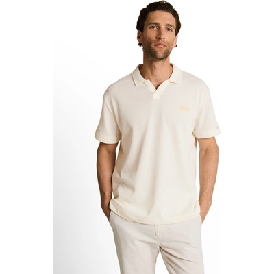 Tom Tailor pánské polo triko 1050198 10348 Krémová