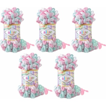 alize Puffy Color SET 6052 Плетива прежда (26706052-ALIZE-SET)