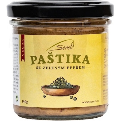 Seneb Paštika se zeleným pepřem 140 g