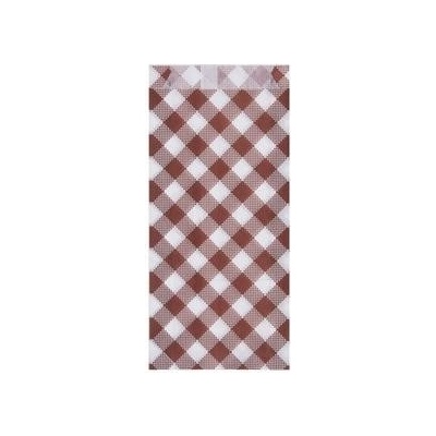 Papírové sáčky KARO na párek v rohlíku 9+2,5 x 20 cm [300 ks] (71553-10D, P13)