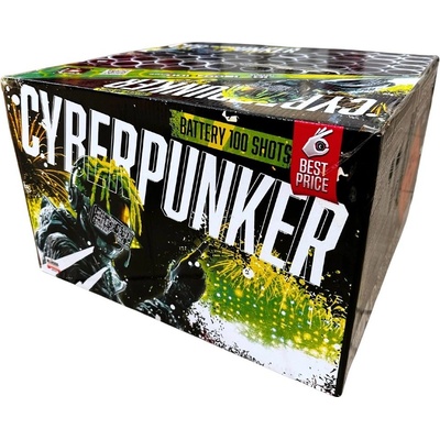 Sestavený ohňostroj CYBERPUNKER BEST PRICE 100 ran 30mm