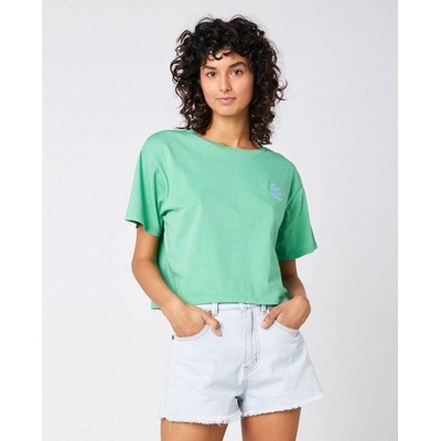Rip Curl SEARCH ICON CROP TEE Green