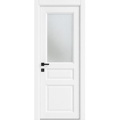 ADS Doors Интериорна врата със скрити панти Milano Glass White (цена без монтаж)
