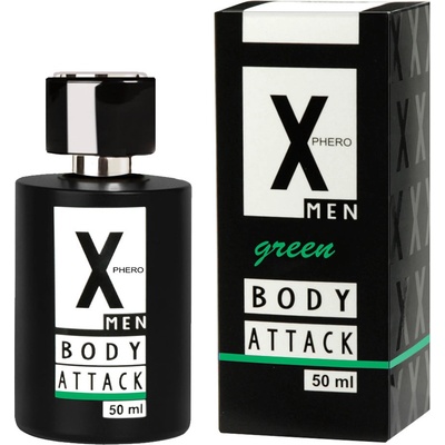 Aurora cosmetics X Phero Body Attack Green for men 50 ml