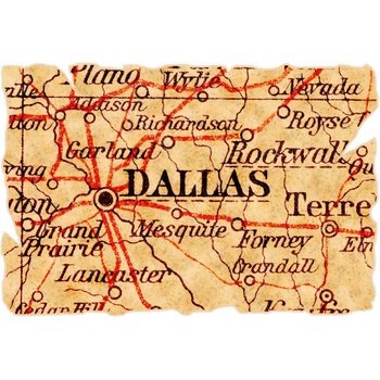 DIMEX ART s. r. o Флизелинов фототапет стара карта на далас 375 x 250 см