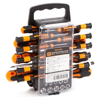HANDY 10694 КОМПЛЕКТ ЗА ПОЧИСТВАНЕ С ХОРИЗОНТАЛЕН КОМПЛЕКТ 45 ЧАСТИ (10694)