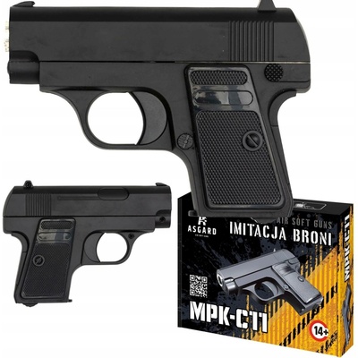Kovová pistole na kuličky MAT Group MPK-C11 černá