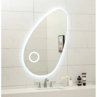 Inter Ceramic Огледало за баня с вградено LED осветление Lux 70x120 см, с три вида светлина (ICL 1808)