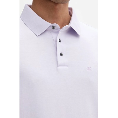 Calvin Klein тениска с яка мъжка от памук (LV04LB276G)