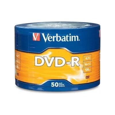 Verbatim DVD-R Verbatim Matt Silver 120min. /4, 7Gb 16X - 50 бр. в целофан