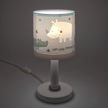 Dalber 60621N - LED детска лампа RHINO&CROCO 1xG4/4W/230V сива (PI646)