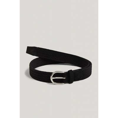 Gant ELASTIC BRAIDED BELT čierna