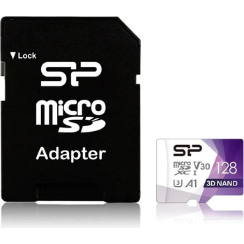 Image 1 of Silicon Power microSDXC Superior Pro 128GB C10 SP128GBSTXDU3V20AB