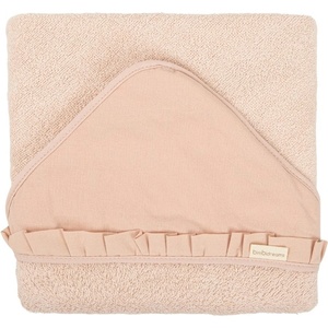 Bimbidreams Бебешка хавлия с качулка Bimbidream - Algodon Stone Washed, 100 x 100 cm, Pink (8435629216334) - baby