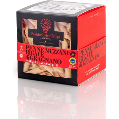 IGP Pastificio dei Campi Penne mezzani rigate di Gragnano 0,5 kg