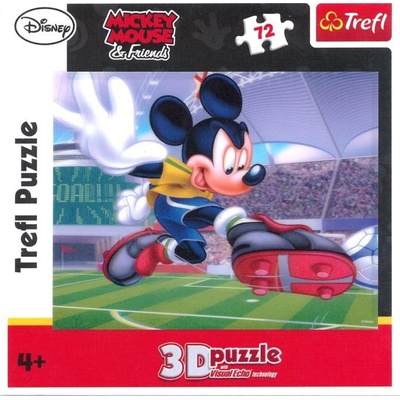 Trefl 3D Mickey Mouse a přátelé 3D 72 dílků