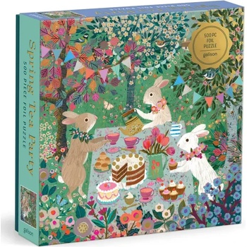 Galison - Puzzle Spring Tea Party - 500 piese
