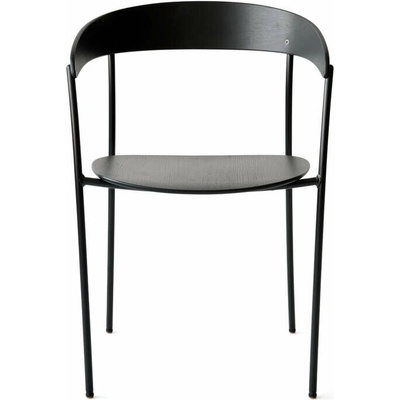 New Works Missing Armchair black lacquered ash