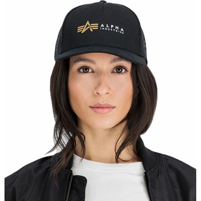 ALPHA INDUSTRIES Alpha Label black 106901