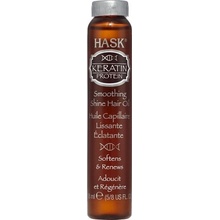 Hask Keratin Protein uhlazující suchý olej na poškozené vlasy 18 ml