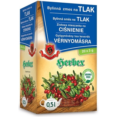 HERBEX Bylinná zmes na TLAK 20 x 3 g