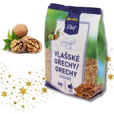 METRO Chef Vlašské ořechy sekané 2 4 mm 500 g