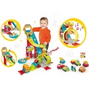 Smoby Set elektronická autodráha pro děti Mega Jump Vroom Planet skákající a souprava 8 autíček