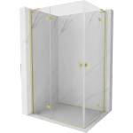 Mexen Mist-H L Duo лява душ кабина 95 x 75 см, прозрачна, златна четка - 8A5L-095L-075P-55-00 (8A5L-095L-075P-55-00)