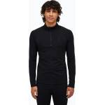 Peak Performance Мъжки термоактивен суитшърт Peak Performance Magic Half Zip Wool-Blend Baselayer black/black