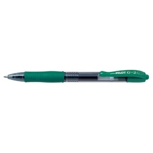 Pilot Писалка Pilot Gelpen с клик G-2 0, 7 зелена (BL-G2-7-G)
