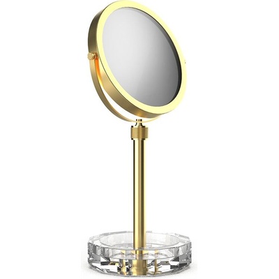 Decor Walther Козметично огледалце Kristall с прозрачна основа златно мат (0941956)