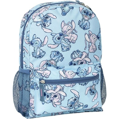Cerdá Batoh dětský modrý s postavičkama, Stitch