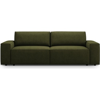 Micadoni Тъмнозелен разтегателен диван от букле 247 cm Jodie - Micadoni Home (MIC_3SF_101_F1_JODIE6)