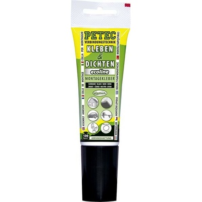Petec 94270 Lepicí a těs.hmota černá 80 ml