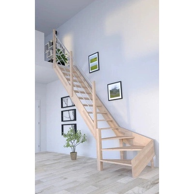 Pertura Notos Lepené drevo buk bez podstupníc buk 1/4-stočené dole vľavo 83 cm 13/14