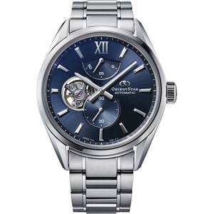 Orient Star RE-BY0010L Мъжки часовник - Автоматичен Полускелетон, Тъмносин, 50ч Резерв, Сапфирено Стъкло, 100м Водоуст Часовници