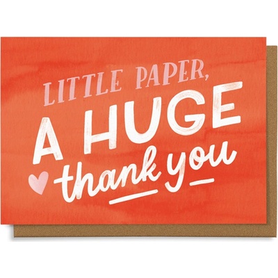 Chaukiss Little paper, a huge thank you
