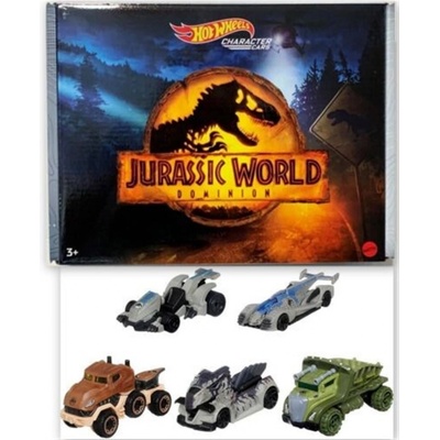 Mattel Hot Wheels Jurský svět: Nadvláda Sada 5 angličáků GYJ92
