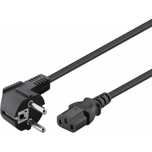 PremiumCord Kabel síťový 230V k počítači 1m KPSP1