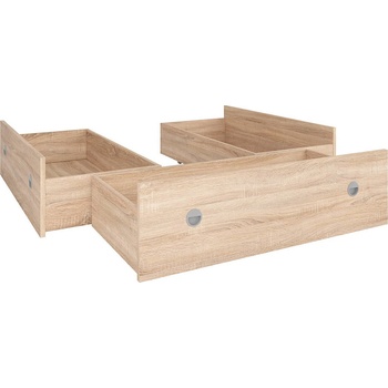 Image 1 of Black Red White Чекмеджета за легло три броя nepo plus loz3s/140 дъб сонома