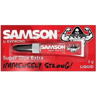 Samson Super Glue gel sekundové lepidlo 3g červené
