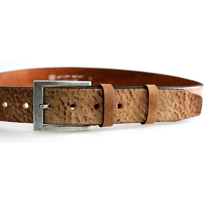 Penny Belts pánský kožený opasek EXKLUZIV 502-45 světle hnědý