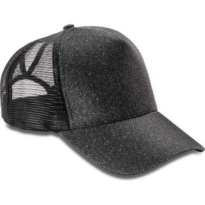 Result Headwear New York RC 090X třpytivá 5 panelová COT28090X00299-black Černá