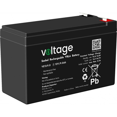 AGM Voltage 12V 9Ah VE12-9.0